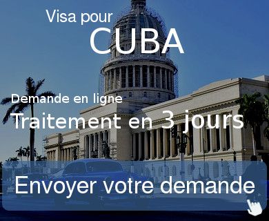 demande visa cuba