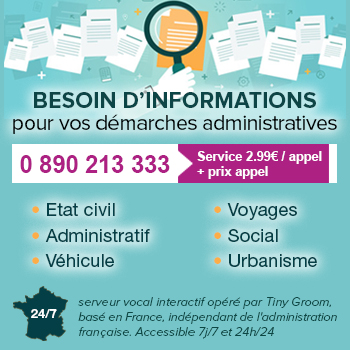 informations démarches encart