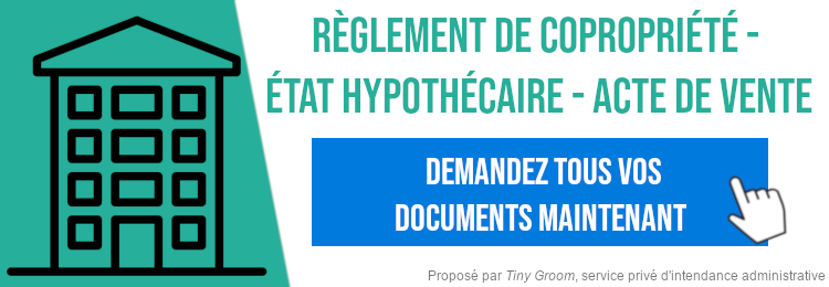Demande reglement copropriete