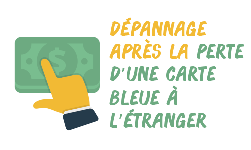 dépannage carte perdue à l'étanger