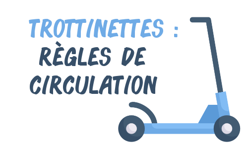 Règles de circulation en trottinette