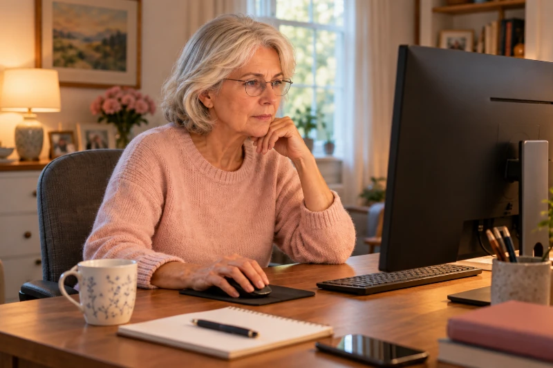 femme résiliant son abonnement Accès+ sur le site de Resifacile